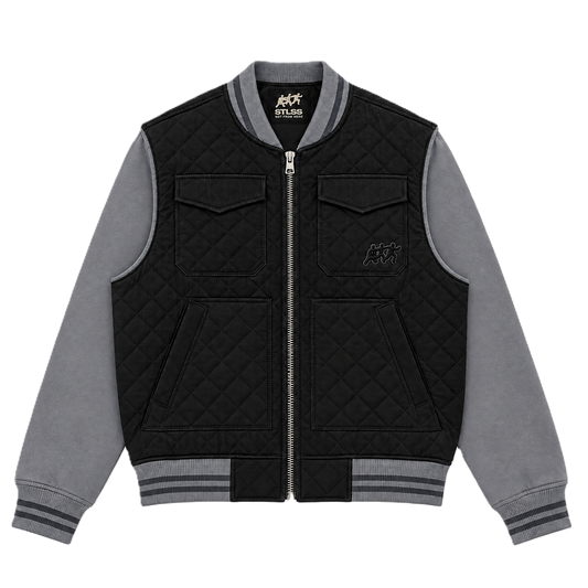Varsity Jacket Stone Grey