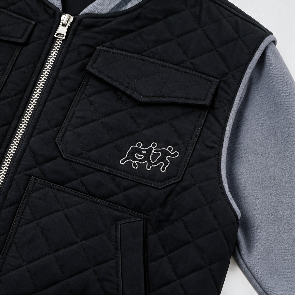 Varsity Jacket Stone Grey