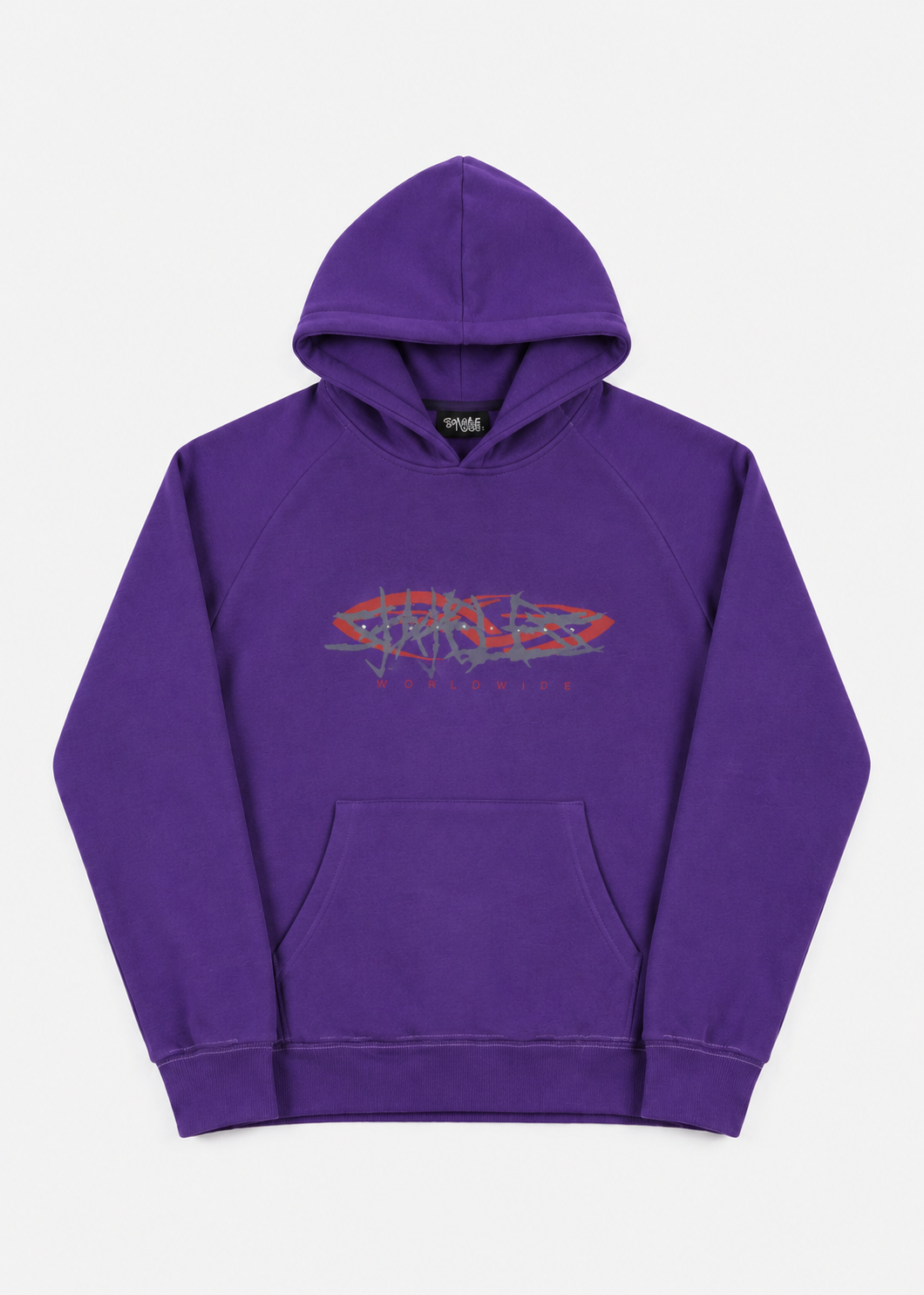 Purple Hoodie Washed
