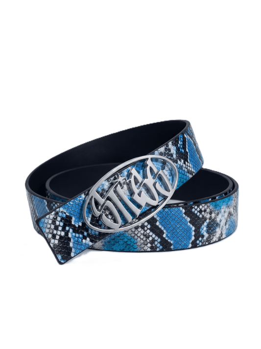 Blue Snake Logo Belt