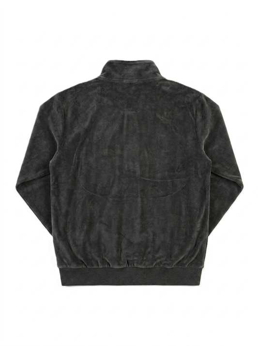Grey Velour Tracksuit