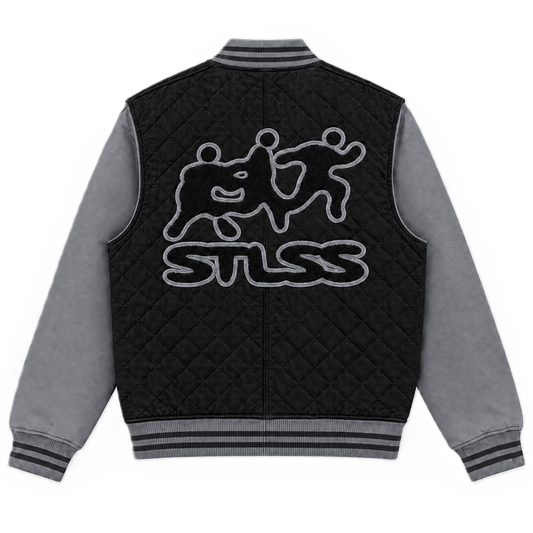 Varsity Jacket Stone Grey