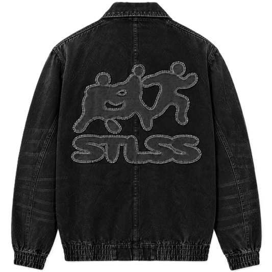 Heavy Denim Jacket Black
