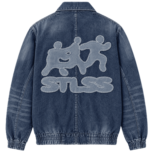 Heavy Denim Jacket Blue