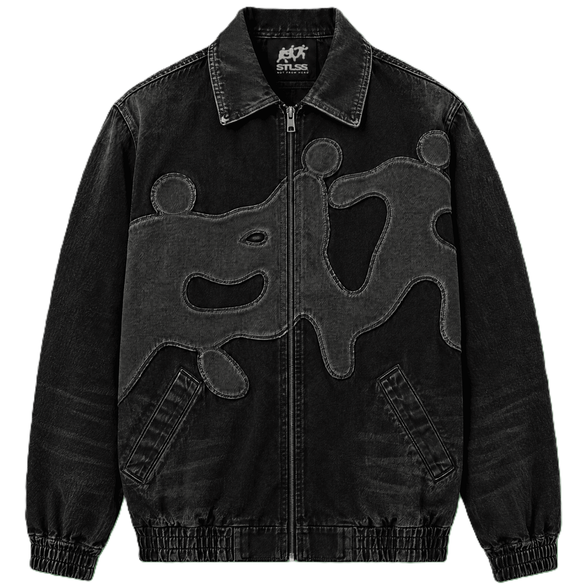 Heavy Denim Jacket Black