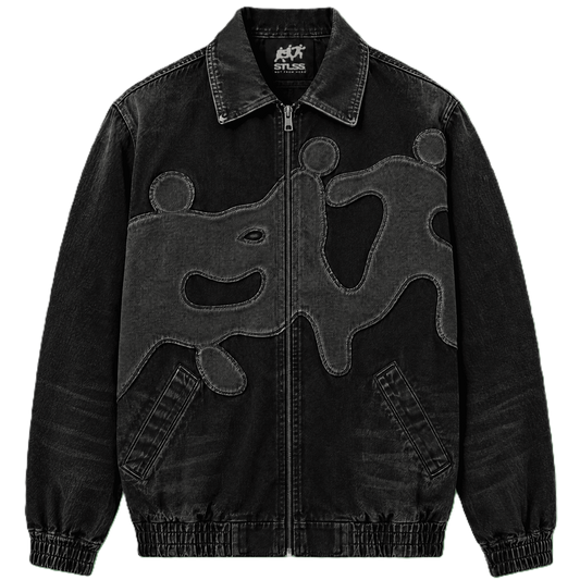 Heavy Denim Jacket Black