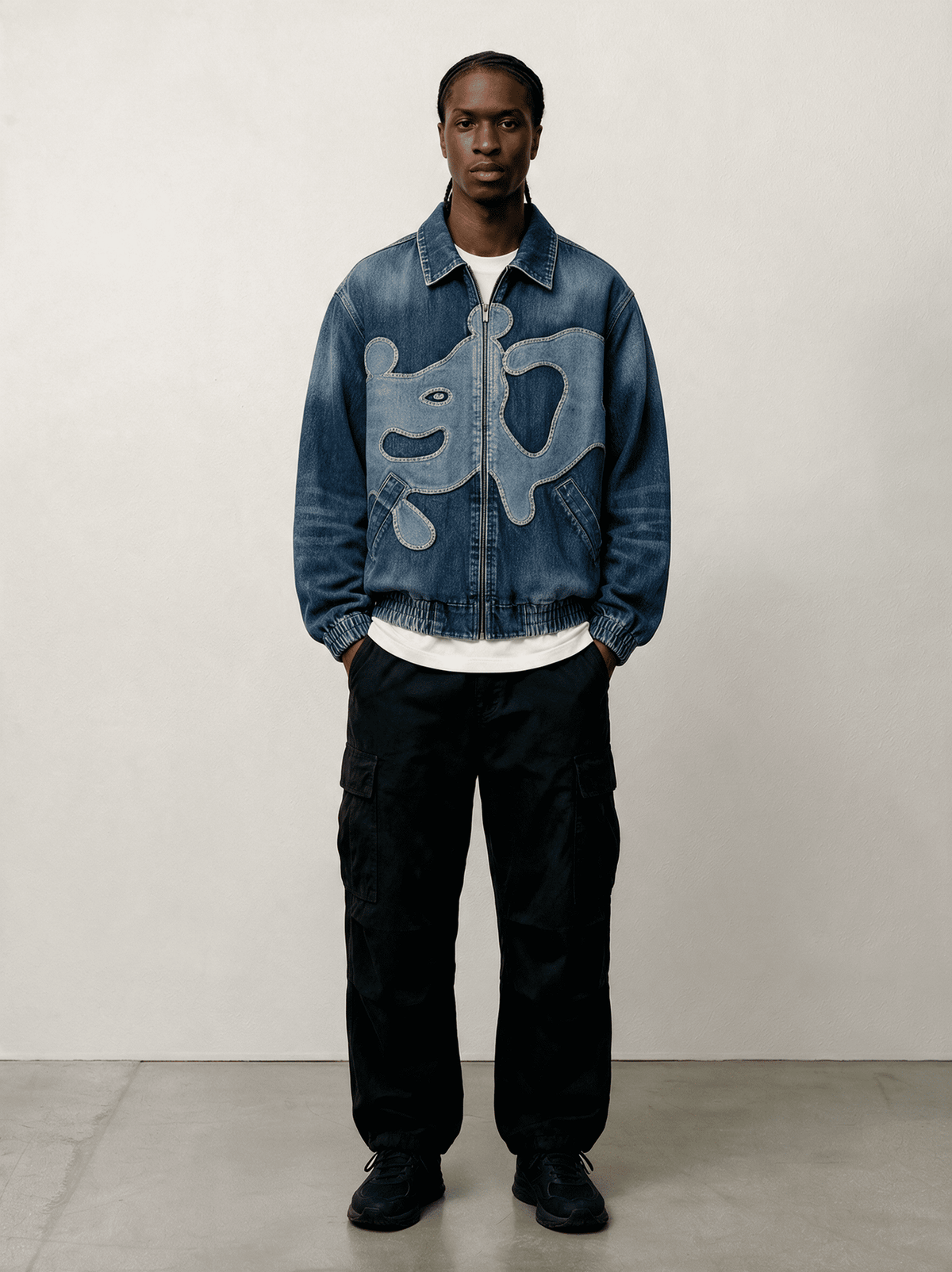 Heavy Denim Jacket Blue